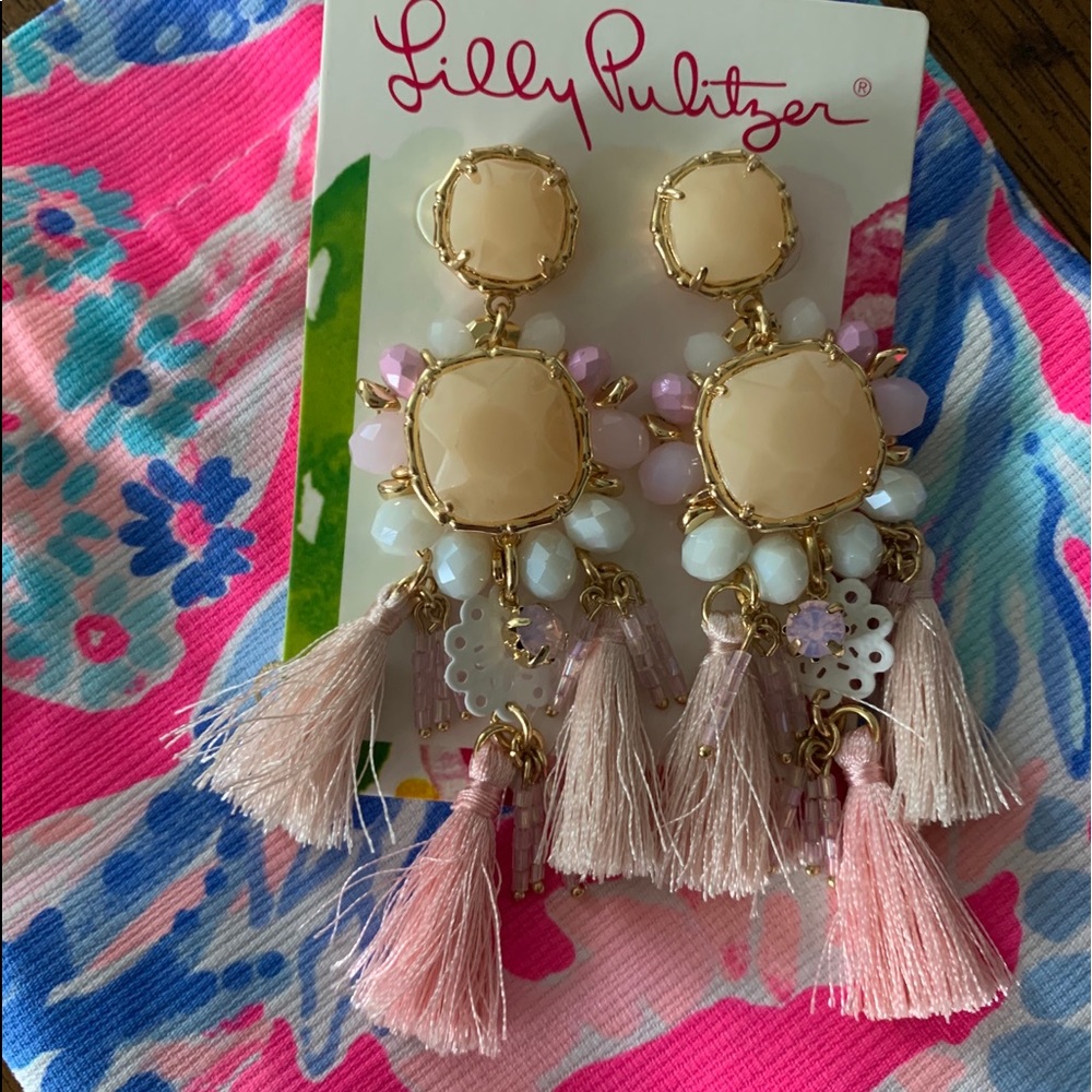Pink Lilly Pulitzer Earrings